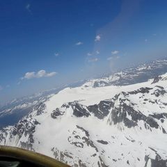 Flugwegposition um 12:17:54: Aufgenommen in der Nähe von Gemeinde Sölden, Österreich in 3532 Meter